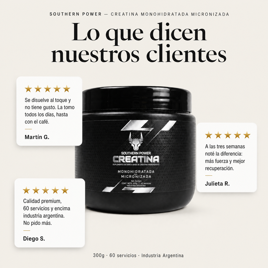 Creatina Monohidratada Micronizada